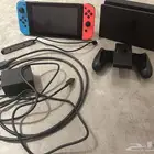 ننتندو سويتش جديد مع ذاكره شبه جديد ماصارله سنه