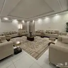 كنب للبيع مع الطاوله وطاولة الخدمه 6 لايوجد عيوب