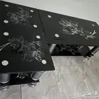 طاولة صاله مع طاولتين خدمه