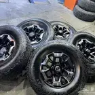 جنوط سوبر سفاري مع كفرات رودستن  مقاس 285.70.17 تاريخ 24