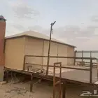 مجلس ملكي كفو مغطى شراع بي في سي