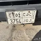 لوحتين ح ق ح 3754   د دب 6156