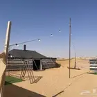 مخيم للإيجار اليومي او الشهري على طريق الجراد