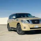 نيسان باترول بلاتينيوم 2014 فل كامل اللون ذهبي
