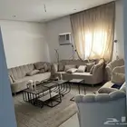 كنب صالة واستاره نضيف وجديد ثلاث جلسات كبار وثنتين زوايا