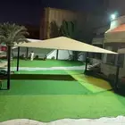 عروض العيد انجيله صناعيه بديل خشب خارجي جلسات خارجيه