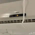 مكيف سبلت 3 طن سانيو الاصدار الذهبي نظيف جدا