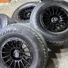 كفرات شاهين مع جنوط مثد 6 مسمار مقاس 17