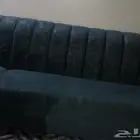 كنب اخضر 8 قطع 4 مساند ع السوم