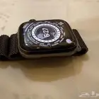 ساعة ابل موديل 8 افخم نوع ستيل كامل اسود