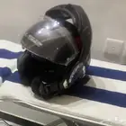 خوذه دراجه ناريه ls2 مع سماعه بلوتوثا m6 معروفه بقوه الصوت