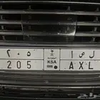 للبيع لوحه مميزه ل ص ا 205 ( الظفيري )