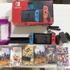 نينتيندو سويتش مع مجموعة العاب استخدام شهرين Nintendo s