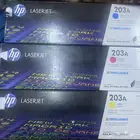 حبر طابعه hp ملون.