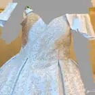 فستان ملكه سماوي ازرق
