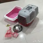 مستلزمات قطط ( قفص   لتربوكس   صندوق تراب   حصن ) اغراض قطط