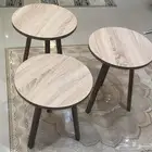 كنب معاه 3 طاولات حجم صغير وايضا  ستارة