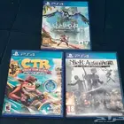 العاب و اشرطة بلايستيشن 4 (ps4) نظيفه جدا