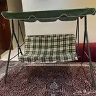 مرجيحة سرير ومظلة