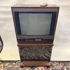 تلفزيون سوني قديم خشب