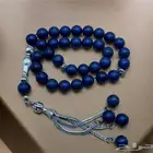 سبحة عقيق برازيلي كحلي فلكي
