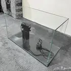 حوض سمك شفاف مع اكسجين