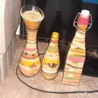 هاند ميد رسم في زجاجه بالرمل