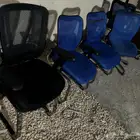 كراسي مكتبي استيل متحرك وثابت مستعمل