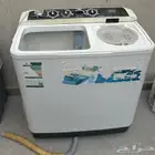 ستائر وغسالة ملابس