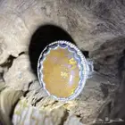 للبيع خاتم عقيق يماني قديم فضه ثقيله