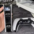 كنترولر أصلي سوني بلايستيشن فايف وقاعدة شحن اصلية