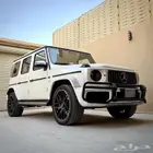 جي كلاس 2021 فل كامل G63 ابيض داخلي احمر