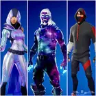حساب فورت نايت سكن جالكسي و ايكونيك و قلو و سكنات اخرى