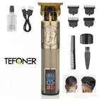 ماكينة حلاقة احترافية لاسلكية من شركة TEFONERمع شاشة LCD