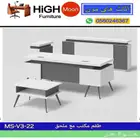 مكتب طقم كامل لون أبيض جودة عالية حق مدير كبير و كراسي مكتب