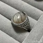 خاتم فضة عيار 925 صياغة منشار
