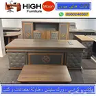 جديد اثاث مكتبي و مكاتب مدير جلد رمادي و مكتب طقم كامل