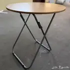 طاوله خشب بارجل حديد