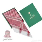 شماغ ملكي خاص كلاسيك أحمر فاتح صناعة انجليزية