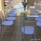 تجهيز حفلات مناسبات خلفيات تخرج طاولات طعام طاولات