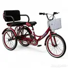 دراجة مع مرتبة خلفية مقاس 20 انش - سيكل ريجشة بالحجم الكبير