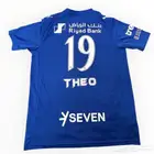 تيشيرت الهلال  الموسم الجديد الحالي المقاس L بطباعه ثيو