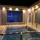 شاليهات جنوب الرياض مسابح داخليه وخارجيه