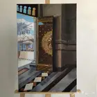 لوحة اكريليك بوابة الحرم المدني