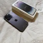 ايفون 14 برو بنفسجي مع الشاحن