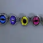 مجموعة 10 خواتم عيون   للبيع دفعة وحدة