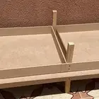 العدد 2 سرير خشب