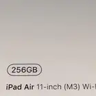 ايباد اير 11 انش ( M3 ) 256G