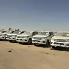 مجموعة هايلوكس مصدوم مصدومة وسليم للبيع يوم السبت