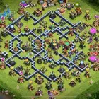 حساب كلاش اوف كلانس تاون 14 شبه ماكس